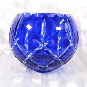 Blue Cut to Clear Bowl # 26480